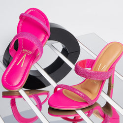 Vizzano Women's Studded Platform Open toe High Heels