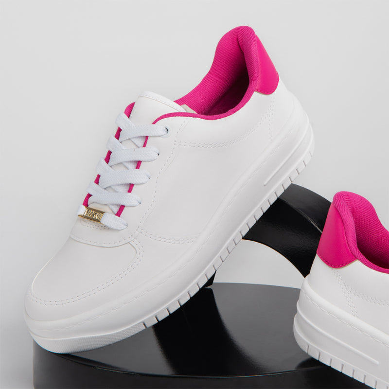Vizzano Women's Fashion Comfort Pink & White Sneakers