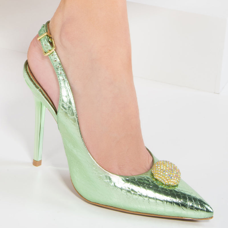 Vizzano Women's Metallic Leather Heels