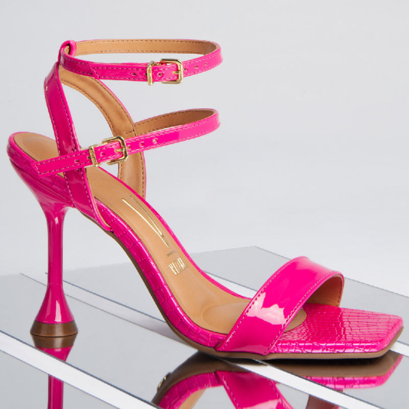 Vizzano Women's Ankle Strap Stiletto High Heel