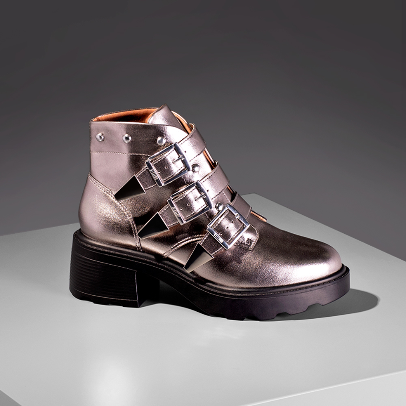 Vizzano Women's Square Low Heel Winter Ankle Boots